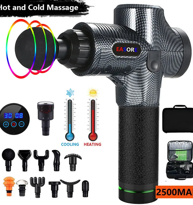 Pro Massage Gun with Heat/Cold Therapy