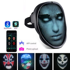 App-Controlled LED Bluetooth Mask